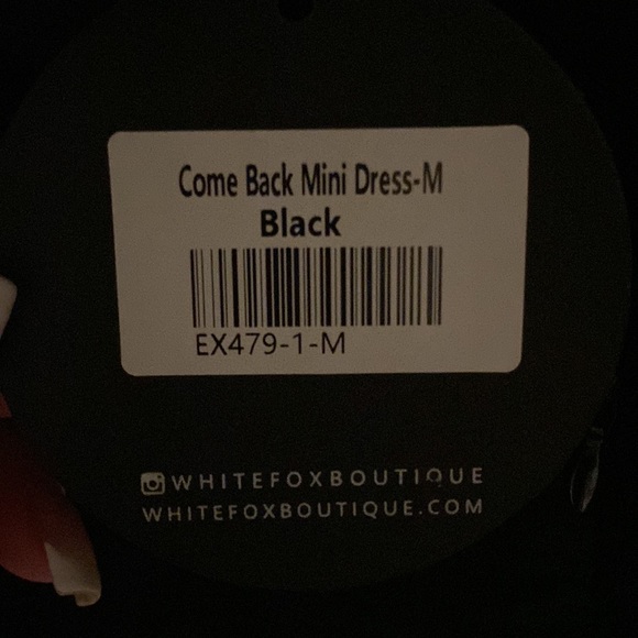 Come Back Mini Dress Black - Picture 4 of 4